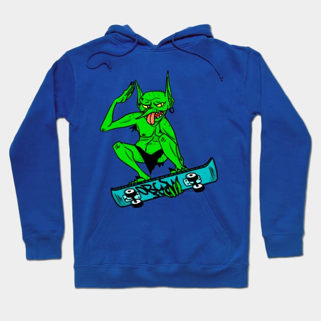 Goblin skater #2 Hoodie by WERFL